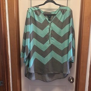 Chevron tunic